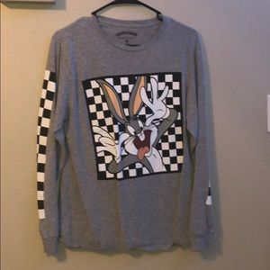 Checkered looney toons long sleeve